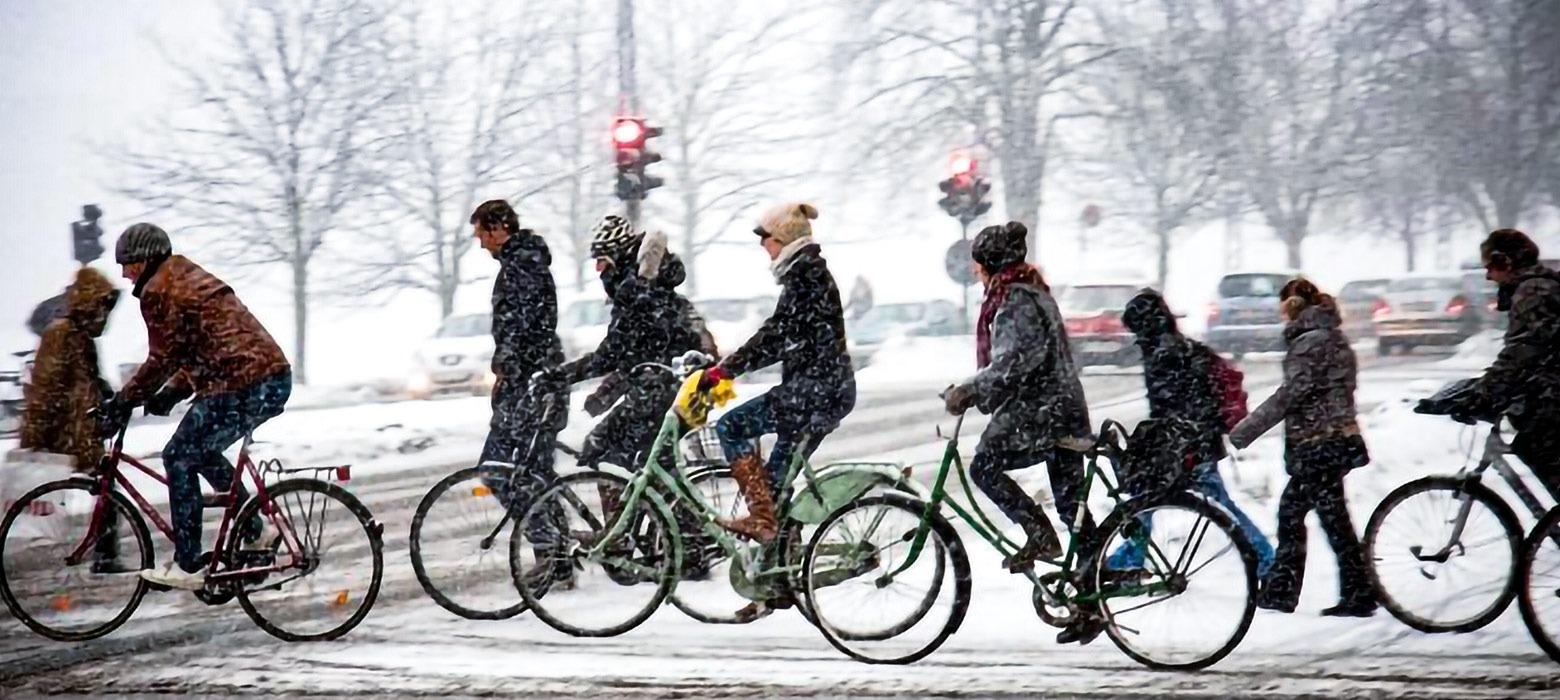 Zimsko kolesarsko mesto Oulu