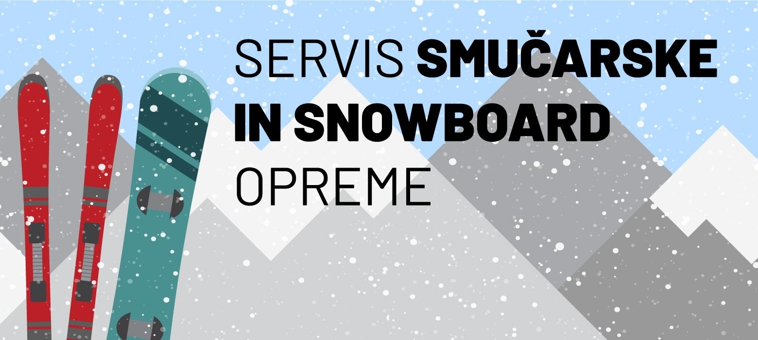 Servis smuči in snowboard opreme